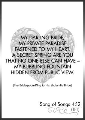 Song of Songs 4_12 Poster