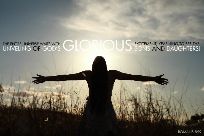 Romans 8-19 Poster. Glorious Sons and Daughters
